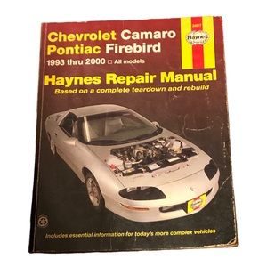1993-2000 All Models CHEVROLET Camaro Pontiac Firebird Haynes Repair Manual